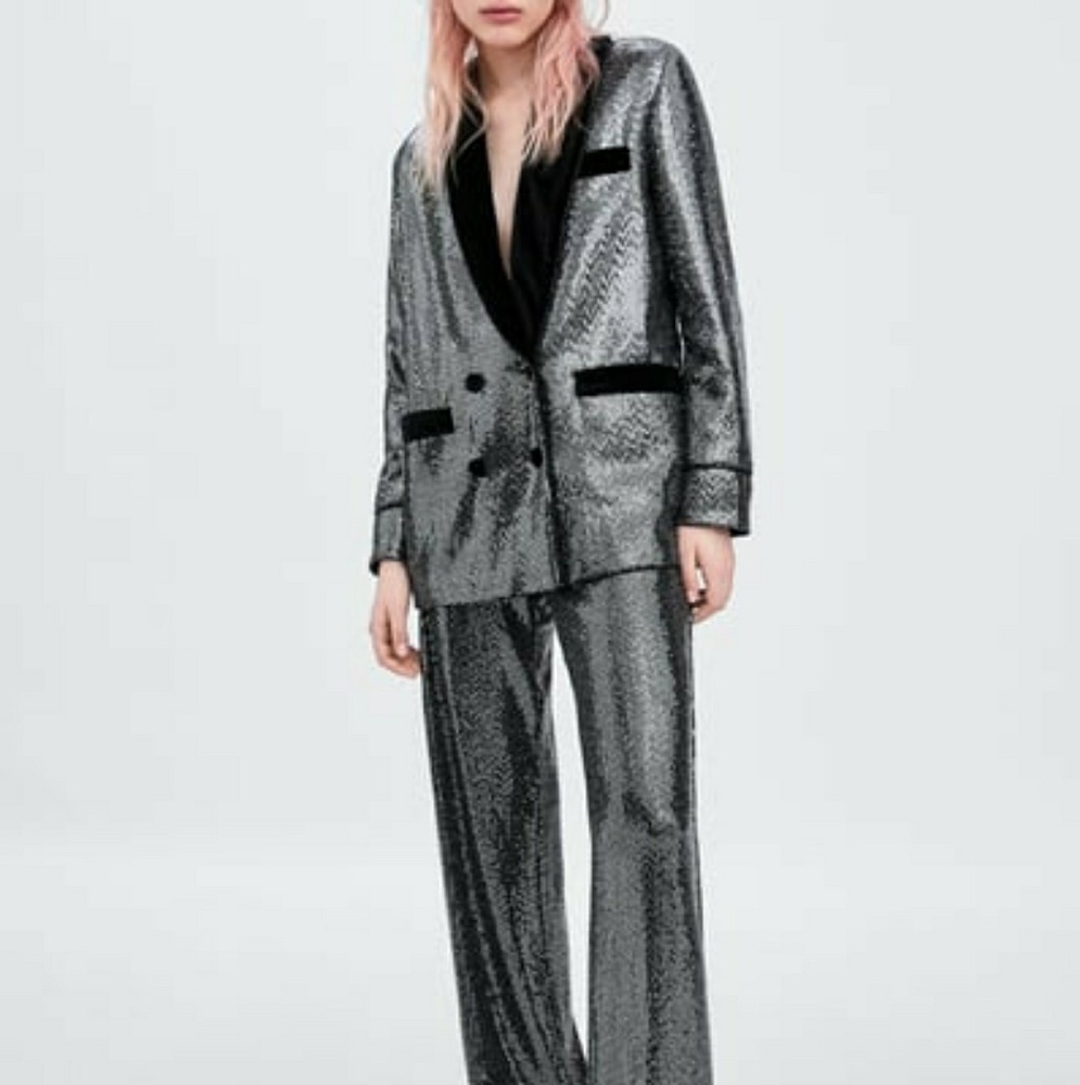 Zara TRF Jacket and Pants 2 pieces